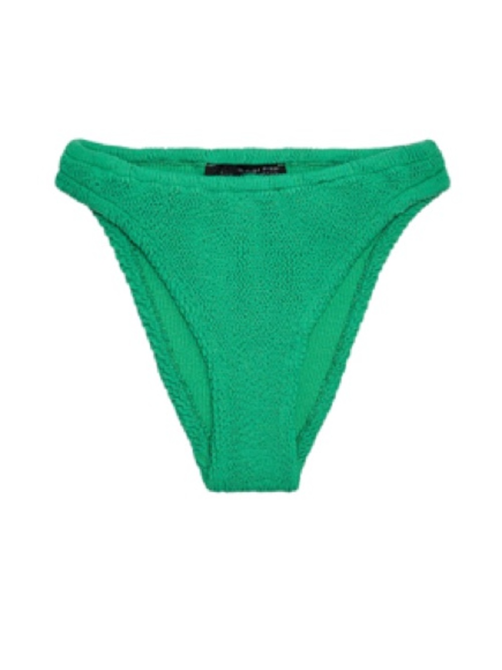 Green Textured Bikini Bottom
